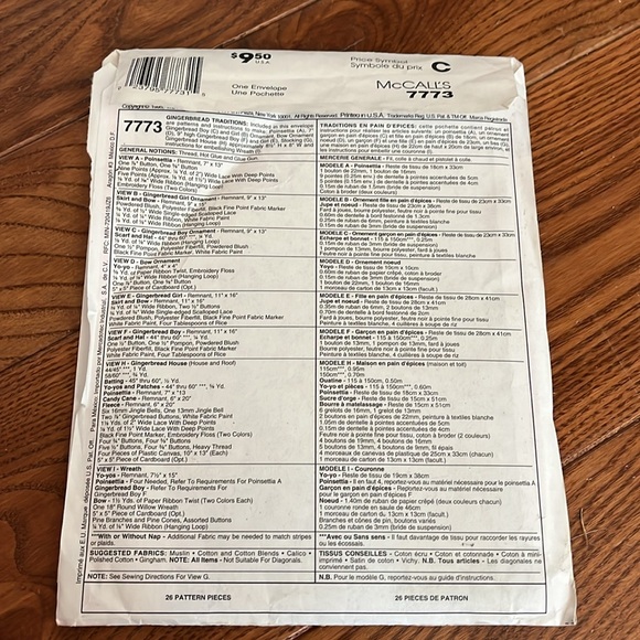 2 simplicity 1 McCall’s sewing patterns - Picture 9 of 11